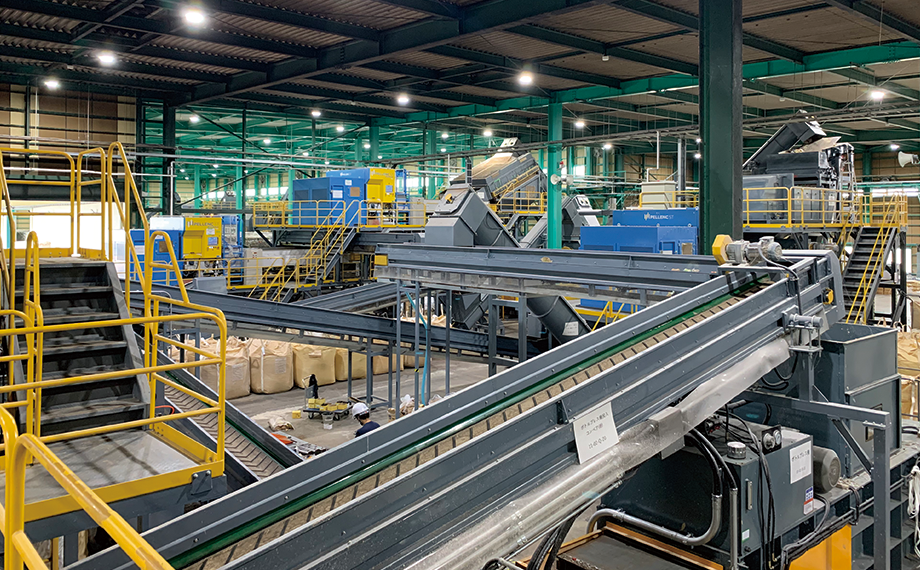 日本三菱食品级PET瓶到瓶回收清洗系统